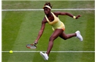 BIRMINGHAM, ENGLAND - JUNE 11: Sloane Stephens of the USA in action against Francesca Schiavone of Italy during day three of the Aegon Classic at the Edgbaston Priory Club on June 11, 2014 in Birmingham, England. (Photo by Paul Thomas/Getty Images)
